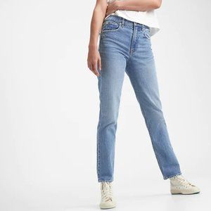 GAP Sky High Straight Leg Jeans